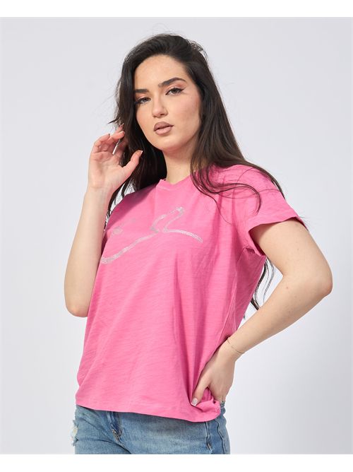 T-shirt girocollo Yes Zee in cotone YES ZEE | T264-TL000424